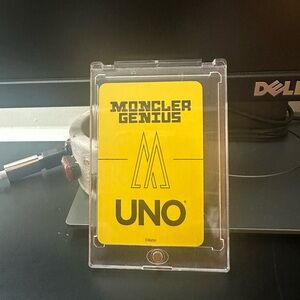 UNO Moncler yellow card (1 card)